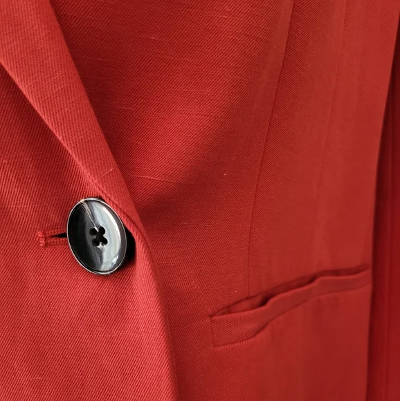 Witchery Chilli Red Orange Blazer - Picture 6 of 6